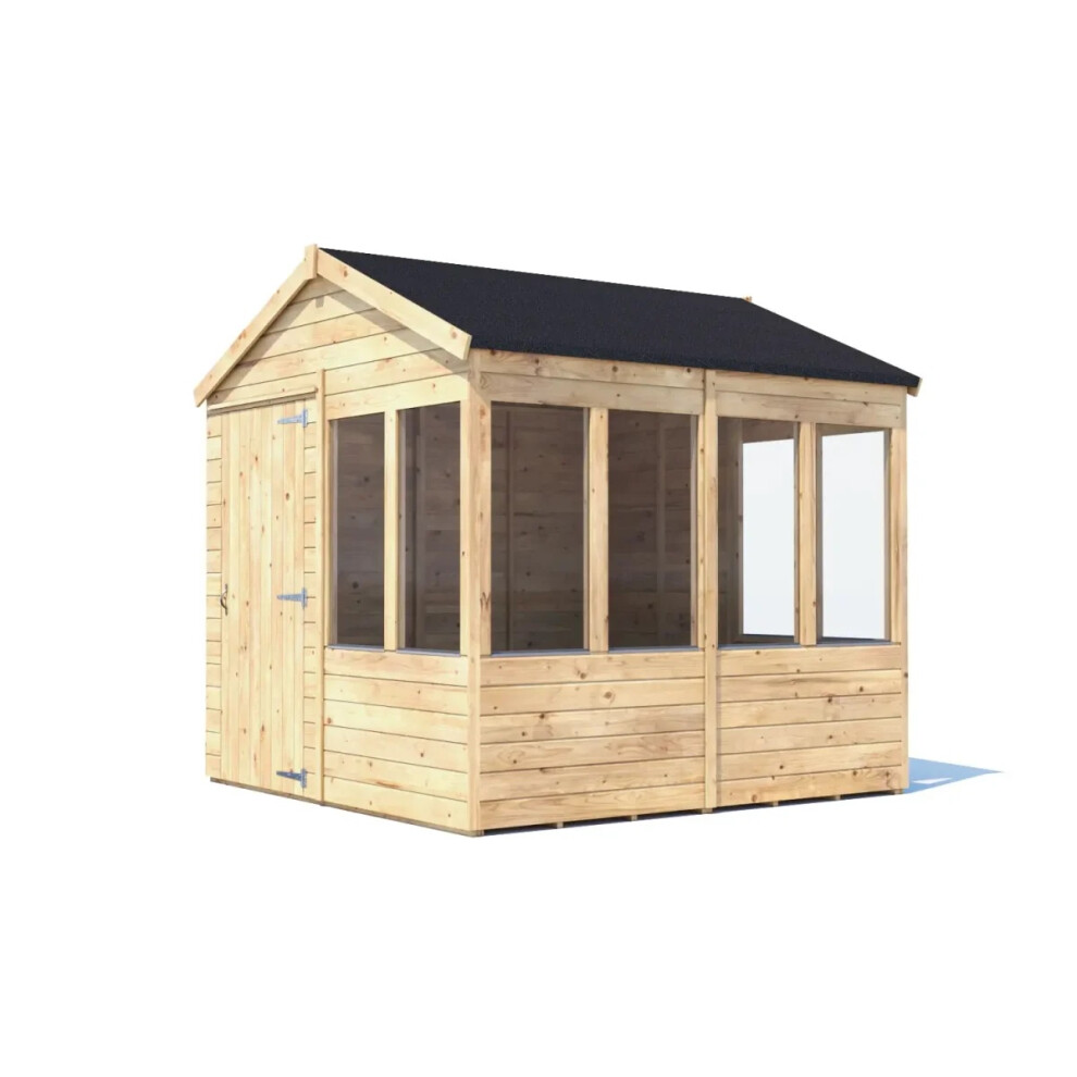 Dunster House Potting Shed Apex Roof W8' x D8' (W2.4m x D2.4m) Overlord Modular
