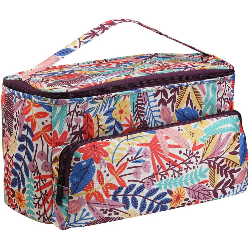 Orange Barrel Leaf Textile Yarn Organizer, Yarn Knitting Organizer with Delicate Pattern, Portable Knitting Organizer - Great for Knitters-image-OPC-PHKGKJF-NEW