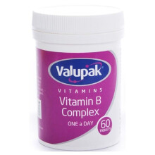 6 x Valupak Vitamins Vitamin B Complex 60 OAD Tablets