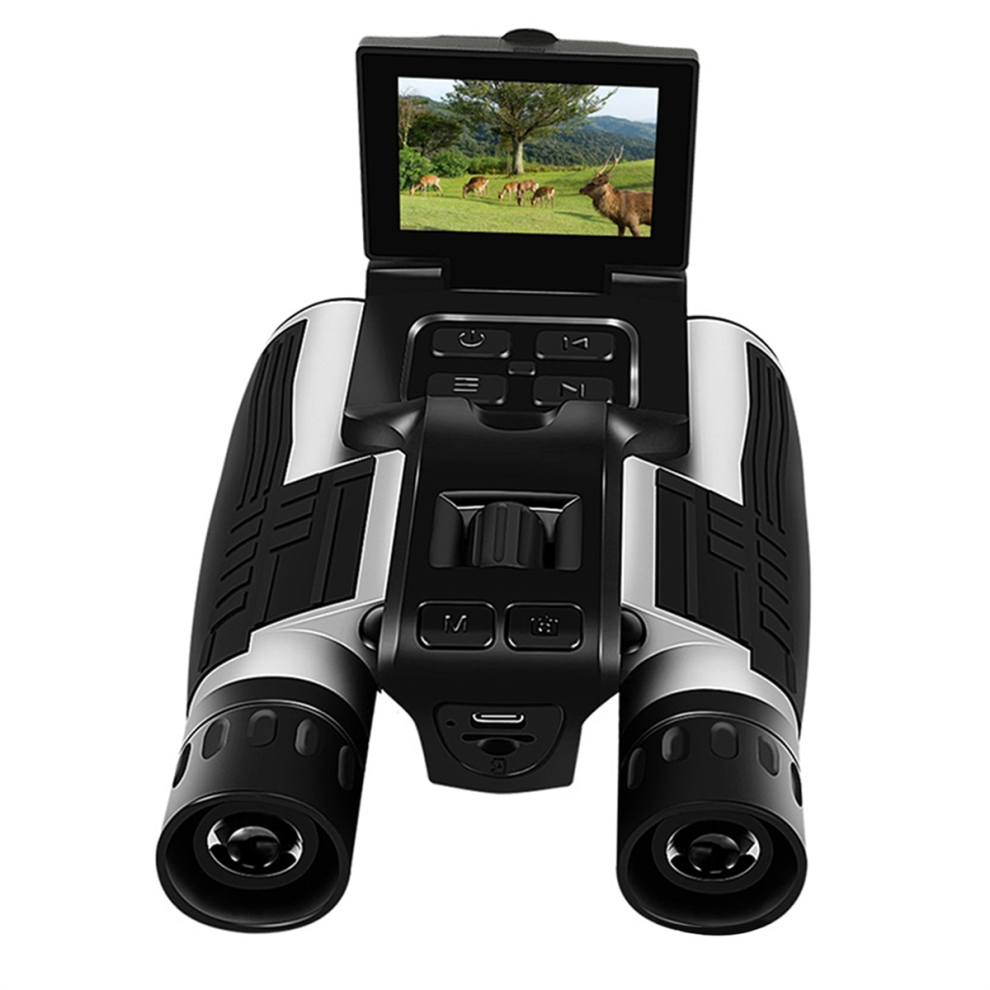 Télescope vidéo et caméra 12x32 avec jumelles à écran HD