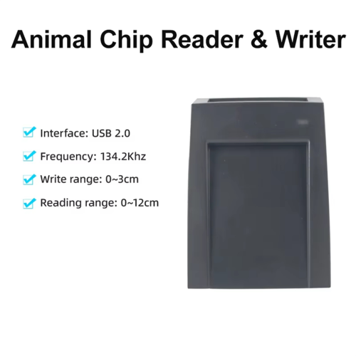 134.2KHz ISO11784/85 -B RFID Animal EM4305 Reader Writer 1