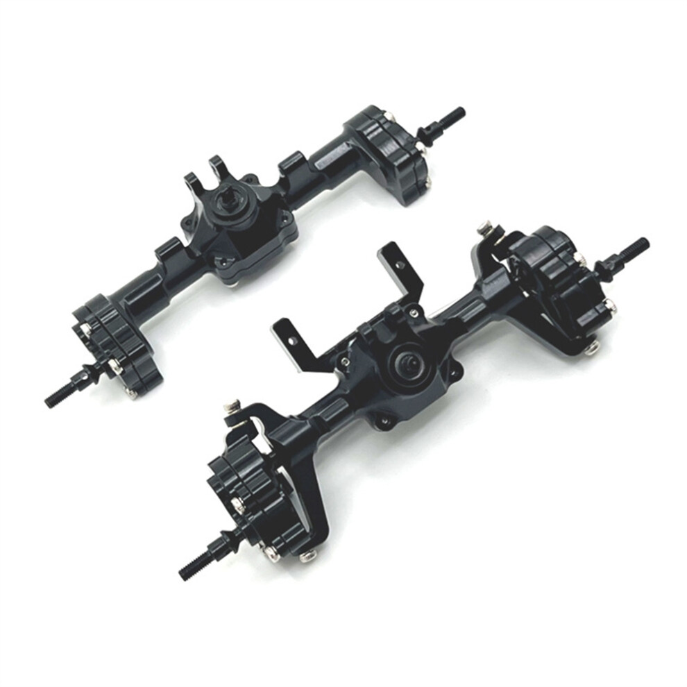 Front Rear Axle Kit For Fms 1/24 Fcx24 Xiaoqi K5 Rc, Black 4852331038827