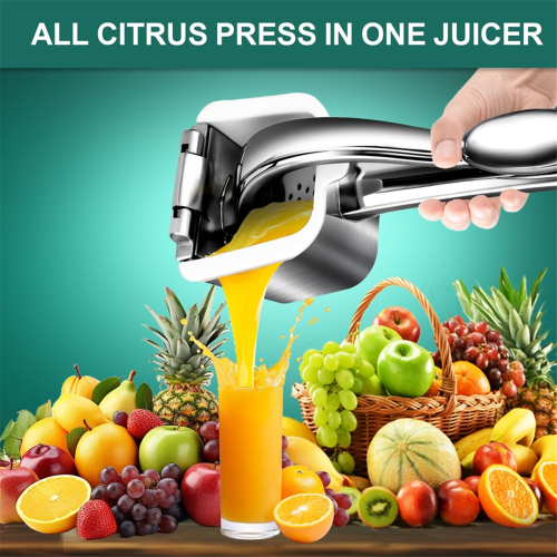 Stainless Steel Manual Handheld Lemon/Orange/Pomegranate Squeezer 2