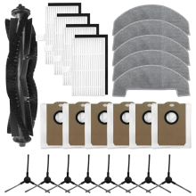 24PCS Ersatzteile für MONSGA MS1 MAX Roboter-Staubsauger-Zubehör