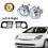 Paar Nebelscheinwerfer für die Frontstoßstange + Abdeckungen für Prius 2004-2009 2
