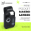 200X Magnification Microscope Lens NO CPL Mobile LED black 4