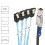 Καλώδιο σκληρού δίσκου Mini SAS HD SFF-8644 σε 4 x SATA 7Pin για διακομιστή 12Gbps 2