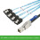 Καλώδιο σκληρού δίσκου Mini SAS HD SFF-8644 σε 4 x SATA 7Pin για διακομιστή 12Gbps 4