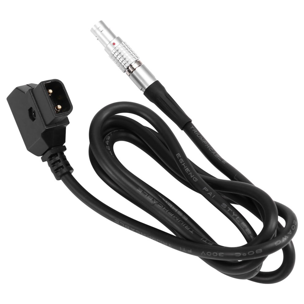 Câble d'alimentation D-TAP vers 2 broches mâle pour Teradek Bolt Pro