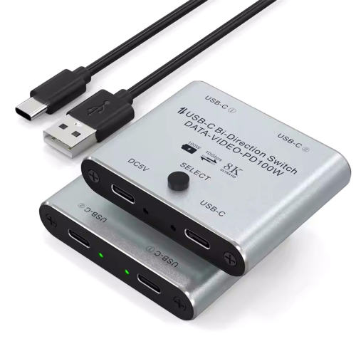 Διαχωριστής USB C διπλής κατεύθυνσης 8K USB C Switcher KVM 8K 60Hz 1