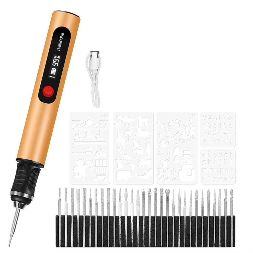 Engraving Pen,for Artists & DIYers - Engrave 50+ Surfaces B