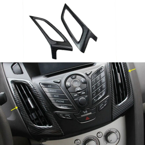 2PCS for Focus MK3 2012-2014 Air Conditioner Vent Outer Frame Trim 1