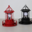 LED Solar Powered Lighthouse, 360 Degree Rotating Courtyard Lights A 5