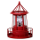 LED Solar Powered Lighthouse, 360 Degree Rotating Courtyard Lights A 1
