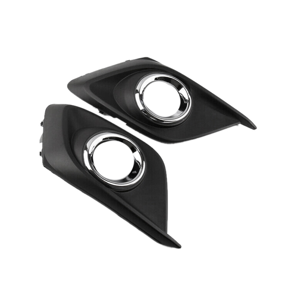 2Pcs Front Bumper Fog Grille Cover Trim For 3 2014-2016 Light 4852331084817