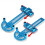 Metal Ruler Shock Synchronizer RC Car Tool,Blue 5
