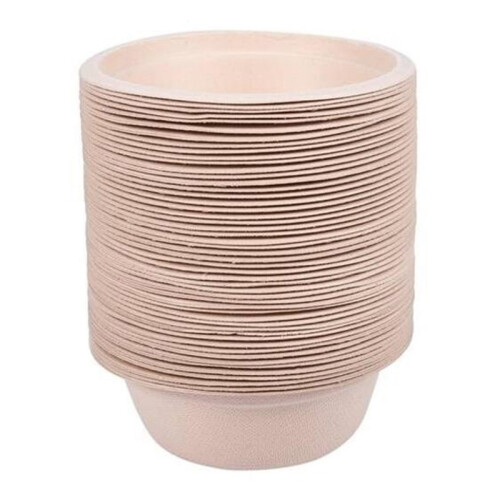 Biodegradable, 350Ml Disposable Bowl 100 Pack Microwave Safe Bowl