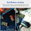 G5 Rechargeable EDC Flashlight, with 180 Rotation RGB Dual Light 6
