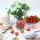 100 PCS Artificial Red Strawberries Fake Plastic Strawberry Decor 5