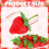 100 PCS Artificial Red Strawberries Fake Plastic Strawberry Decor 2