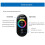 GT666 DC12-24V 6Ax3 Channel RBG Touch LED Controller 2