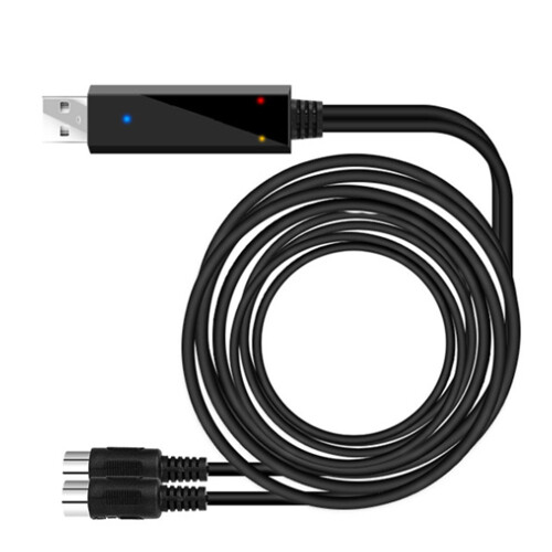 Μετατροπέας καλωδίου USB MIDI για υπολογιστή σε πληκτρολόγιο πιάνου στο Studio 6.5Ft 1