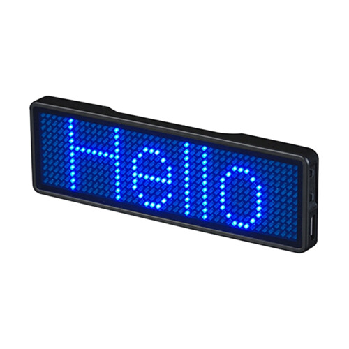 Bluetooth LED Name Badge Rechargeable Light Sign Display LED,Type 6