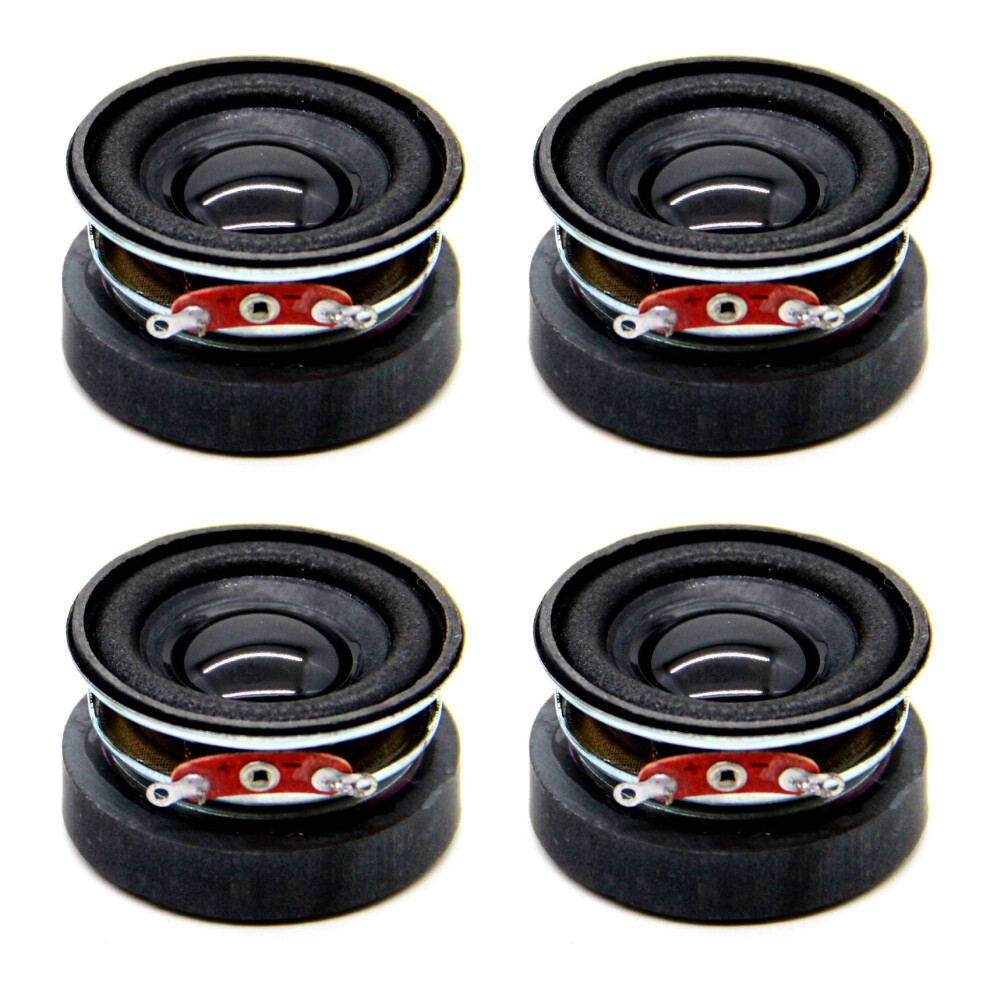 4Pcs 1.5Inch Audio Speaker 4Î© 3W 40Mm Bass Multimedia Loudspeaker Diy Black 4854155082253