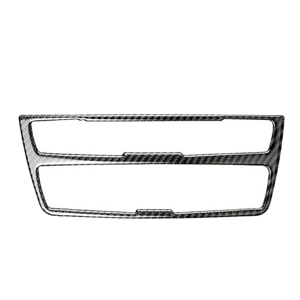 Carbon Fiber Interior Center Consoles Ac/Cd Panel Decoration Frame 4852331081175