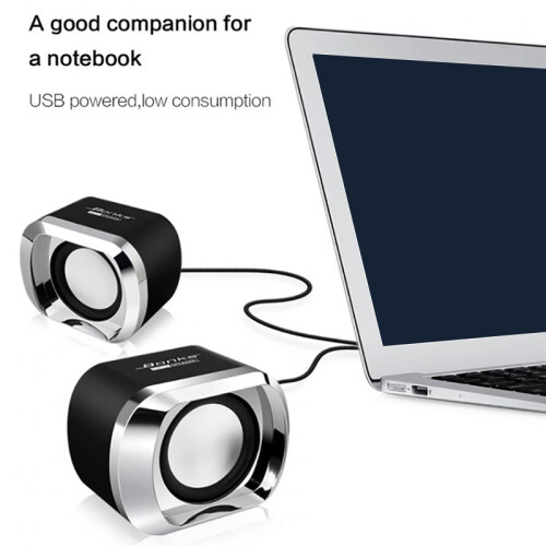 Στερεοφωνικό Subwoofer Υψηλής Ισχύος Ηχείο PC DJ USB για Τηλεόραση Τηλεφώνου 2