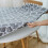 Round Tablecloth with Elastic Edge Waterproof Oil Proof Table Cloth 5