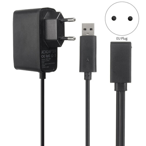 USB AC Adapter for Kinect Sensor, Power Supply EU Plug 1