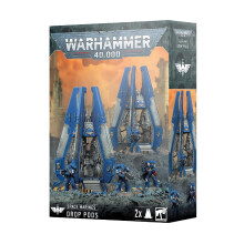 Warhammer 40,000 Space Marines Drop Pods Model Kit
