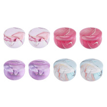 8 latas de vela para kit de fabricação de velas lata de vela de metal com tampas