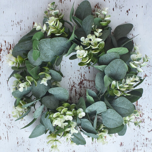12.9Inch Artificial Wreath for Wall Window Wedding Decor 1