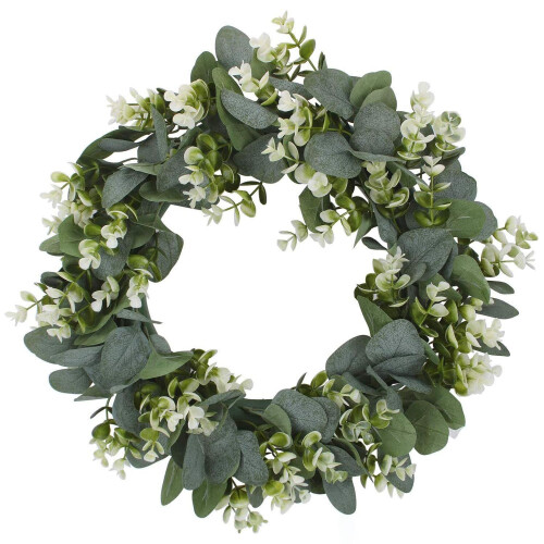 12.9Inch Artificial Wreath for Wall Window Wedding Decor