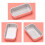 4Pcs Aluminum Alloy Loaf Tin Rectangular Non-Stick Bread Mould 6