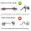 2 Pcs Cabin Hook (8 Inch) with Screws - for Shutter Shed Window 6