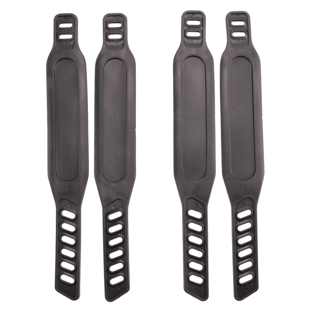 2 paires de sangles de pédales de vélo, longueur réglable, universelles, pour la maison ou la salle de sport