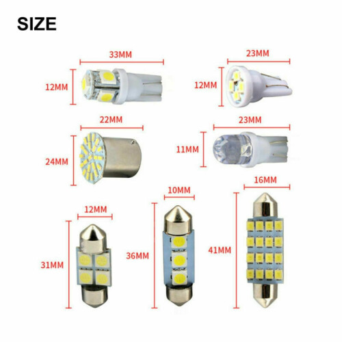 14 Assorted LED Car Interior Light Dome Trunk License Plate Lamp 1
