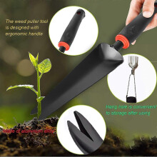 (As show, One size) Hand Weeder Tool Garden Weeding Tool, Gardening Tools Hard Iron Weeding Tool Heavy Duty Digging Up Grass Puller Remover Tool Manual Weeders2Pcs
