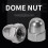 M6 Thread Dia Dome Head 304 Stainless Steel Cap Hex Nuts 20Pcs 2