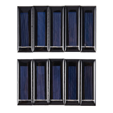 10 unidades de mini painéis solares 0,5 V 100 mA células solares painéis fotovoltaicos
