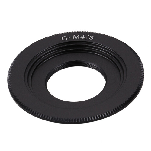 Black C Mount Lens For Micro 4/3 Adapter E-P1 E-P2 E-P3 G1 GF1 GH1 G2 2