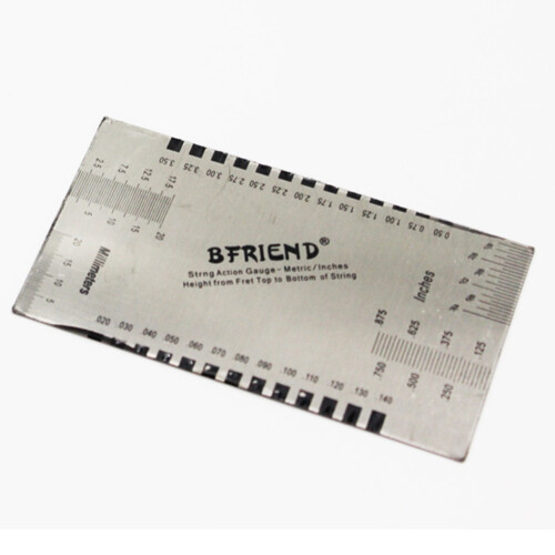 String Action Gauge Ruler, Guitar Set Up Tool Kit 2