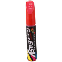 Caneta reparadora de riscos automotivos, removedor de riscos e cuidados com a pintura (vermelha)