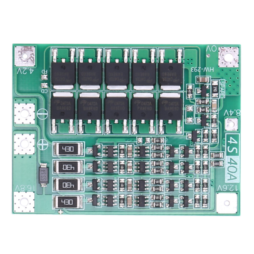 4S 40A Li-Ion Lithium Battery 18650 Charger Pcb Protection Board 4852331055527