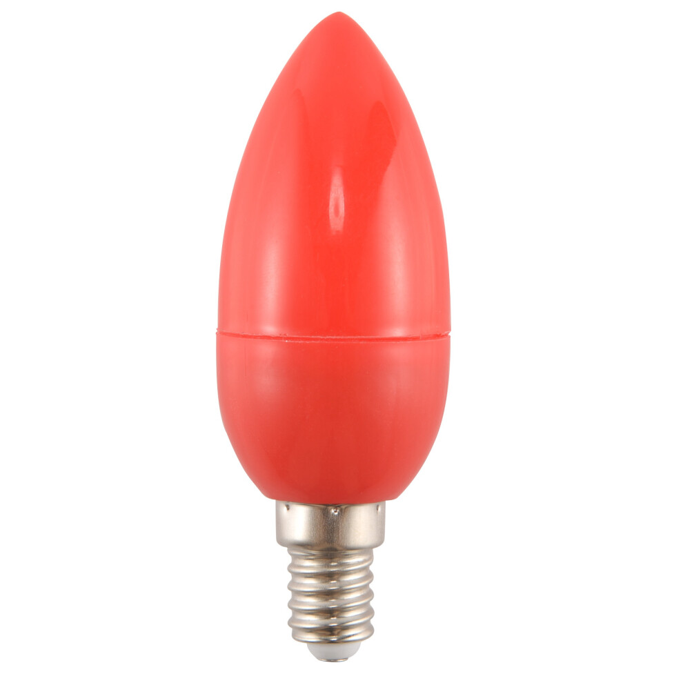Ampoules LED bougie rouge, lampe porte-bonheur, lumières divines, économie d'énergie, E14