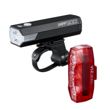 Cateye AMPP900 Voorlicht voor de fiets 900 lumen USB-C oplaadbare koplamp met brede lichtbundel