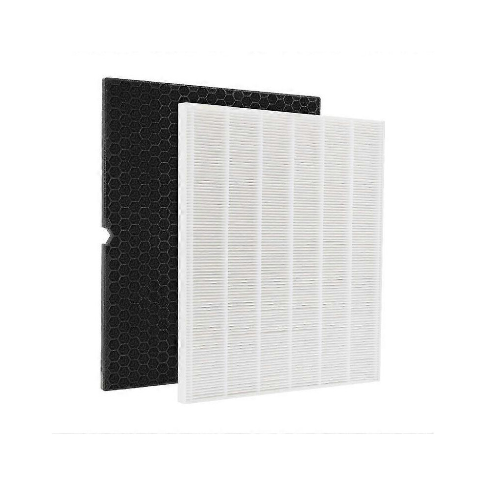(As show, One size) 2-Pack 116130 Filter Set for Winix 5500-2, 1 Filter and 1 Carbon Plate